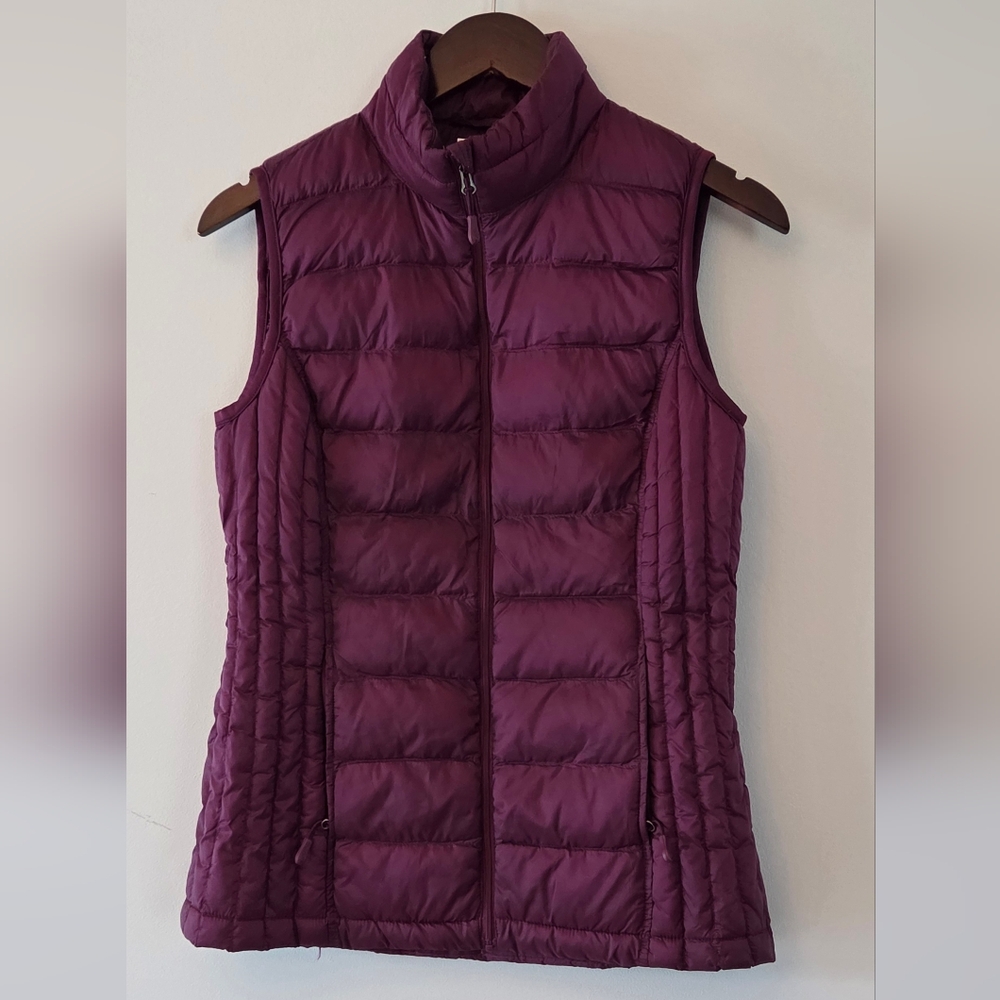 32 Degrees Heat Women's Purple Lightweight Packable Vest Size S